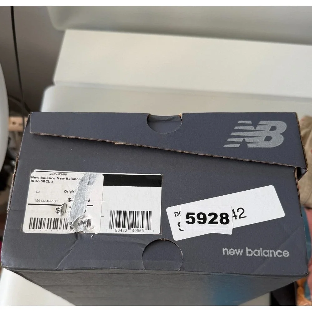 New Balance 650 White Canyon High Top Basketball Sneakers BB650RCL Mens 8 NEW